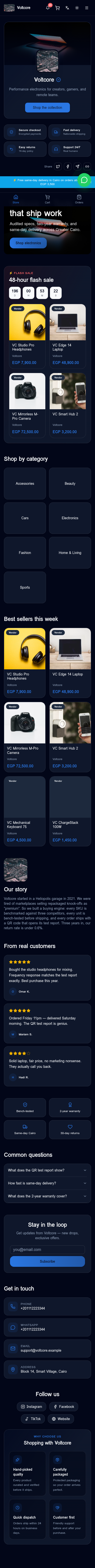 Voltcore mobile storefront